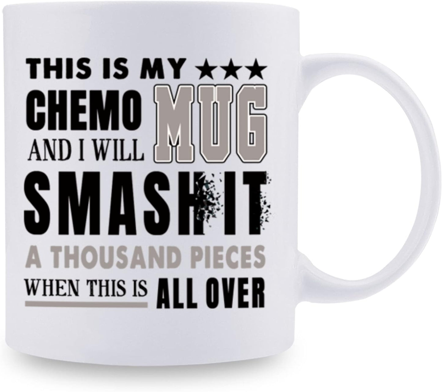 Cancer Survivor Gifts for Women Men - Chemo Mug - Cancer Care Package Cancer Gift for Chemotherapy Ovarian Breast Cancer Hysterectomy - 11Oz Coffee Mug