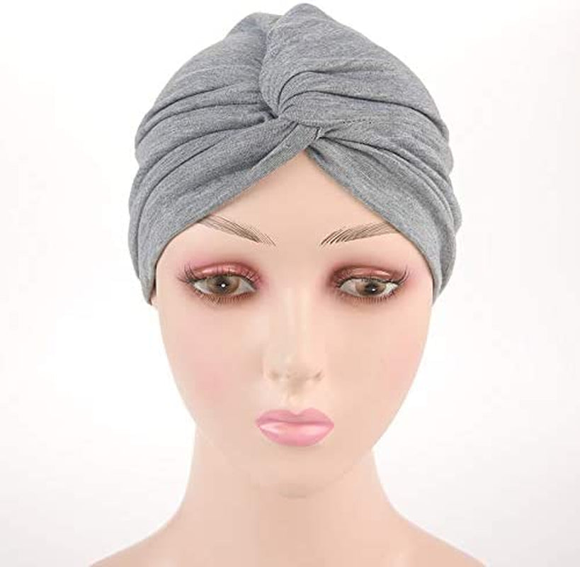 Chemo Sleep Turban Headwear Scarf Beanie Cap Hat for Cancer Patient Hair Loss